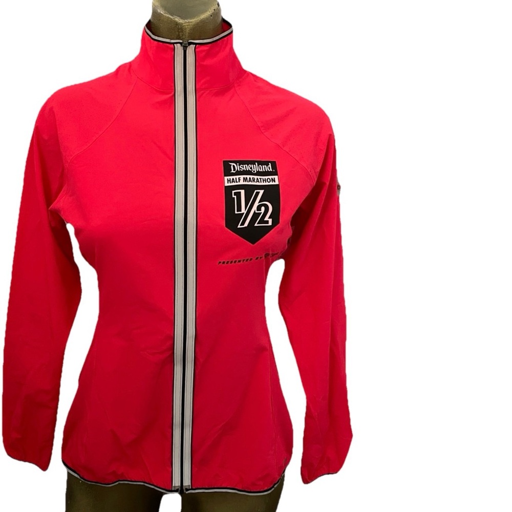 DISNEYLAND Half MARATHON Jacket NWT $84.99 CHAMPION Neon Coral Size Medium